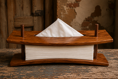 Handmade Wooden Tissue Holder
